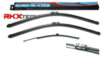 EURO-BLADES Front+Rear Wiper Blade Set for Land Rover Defender 90 110 (23"+23"+13")