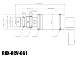 RKX-RCV-061 AC compressor control valve technical drawing with dimensions