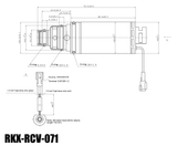 RKX-RCV-071 AC compressor control valve technical drawing with dimensions