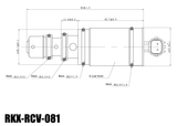 RKX-RCV-081 AC compressor control valve technical drawing with dimensions