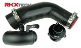 RKX 2.0t / 1.8t Silicone Turbo Inlet Pipe muffler outlet kit for VW Audi MK7