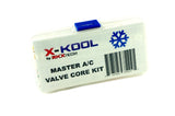 X-KOOL R12 / R134A Master valve core repair kit for Domestic, Import, and European Cars