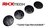 Union Jack Wheel Center Cap Decals